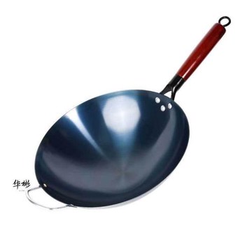 傳統老式家用圓底鐵鍋不粘鍋炒鍋開好鍋無涂層炒菜鍋炒鍋免開鍋