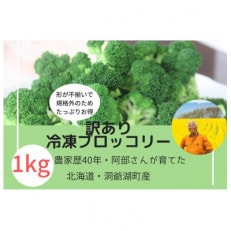 洞爺湖町産・冷凍ブロッコリー 1kg(500g×2袋)