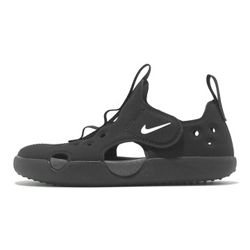 Nike 涼鞋 Sunray Protect 4 PS 中童 童鞋 黑 魔鬼氈 休閒鞋