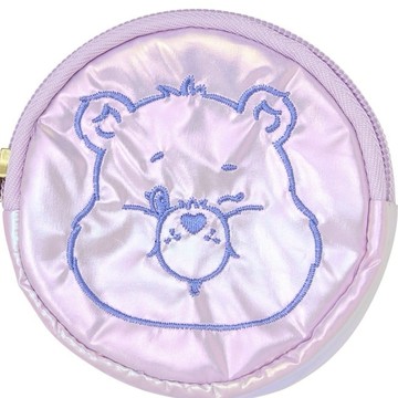 CARE BEARS 彩虹熊 雷射 亮面 手提袋/束口袋/收納小包 日本限定