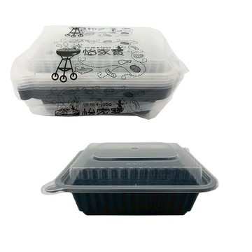 【免洗餐具】維基微波免洗保鮮盒方型360ml