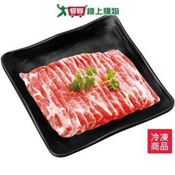 台灣特選豬梅花火鍋片180G/盒平【愛買】