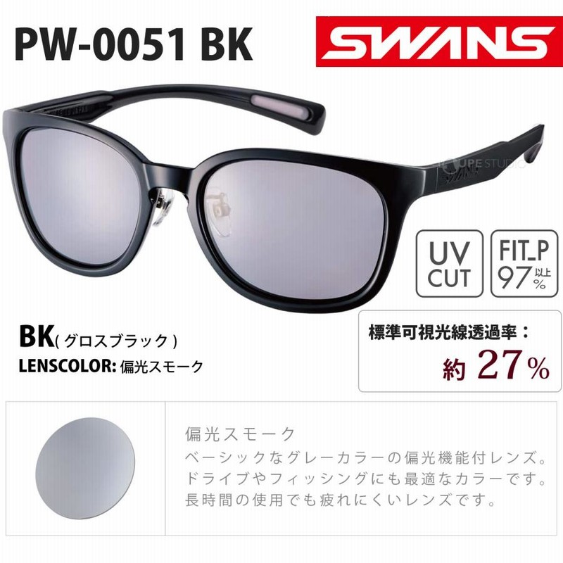 Df.pathway 偏光レンズモデル [PW-0051 BK ] | 【公式】SWANS 日本製スポーツアイウェアならSWANS(スワンズ)