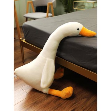 大白鵝玩偶毛絨玩具小鴨子公仔大鵝兒童睡覺抱枕安撫娃娃女生禮物