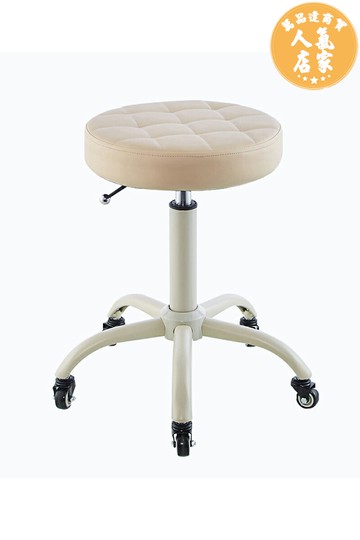美髮凳子 美容凳美容院專用美甲化妝滑輪圓凳子美髮椅子髮廊專用剪髮大工凳