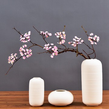 禪意仿真櫻花藤條枝家居裝飾小碎花干枝茶室擺件野碎花簡約插花