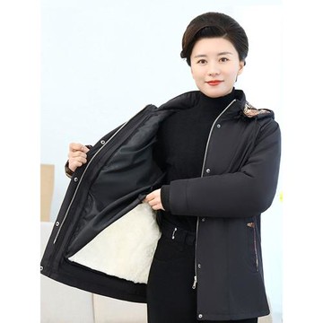 (免運)羊毛棉襖女士皮毛一體中老年加厚羊皮襖冬季媽媽奶奶外套棉衣棉服