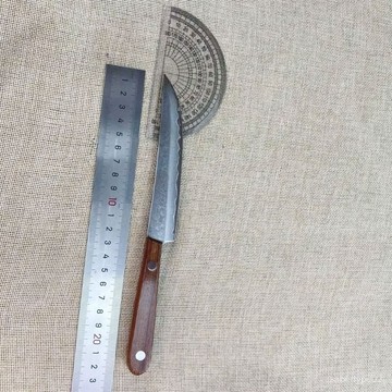 大馬士革鍛打水果刀屠宰不銹鋼鋒利分割切刀家用廚房小刀剔骨