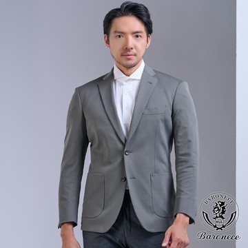 【BARONECE】經典紳士抗皺合身西裝_石灰綠(525312-04)