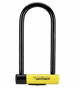 Kryptonite New York LS Bike U-Lock Heavy Duty Anti-Theft Bicycle U Lock 16mm Long Shackle with Keys Ultimate Security Lock