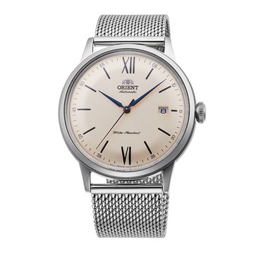 ORIENT 錶 DATE系列 機械錶 鋼帶款 RA-AC0020G 米色 40.5mm