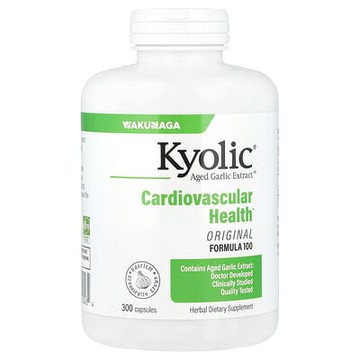 Kyolic, 陳蒜提取物™，心血管健康，原初配方 100，300 粒膠囊（每粒膠囊 300 毫克）