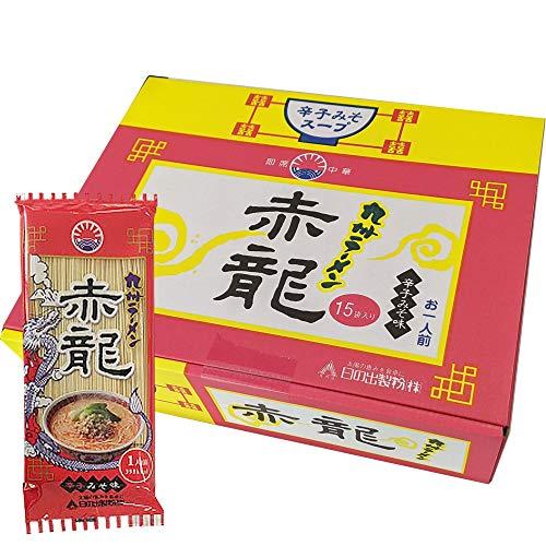 日の出製粉 赤龍ラーメン 辛子みそ味 125g×15個入