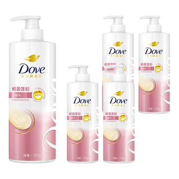 Dove 多芬 輕盈蓬鬆洗髮乳  700g  5瓶