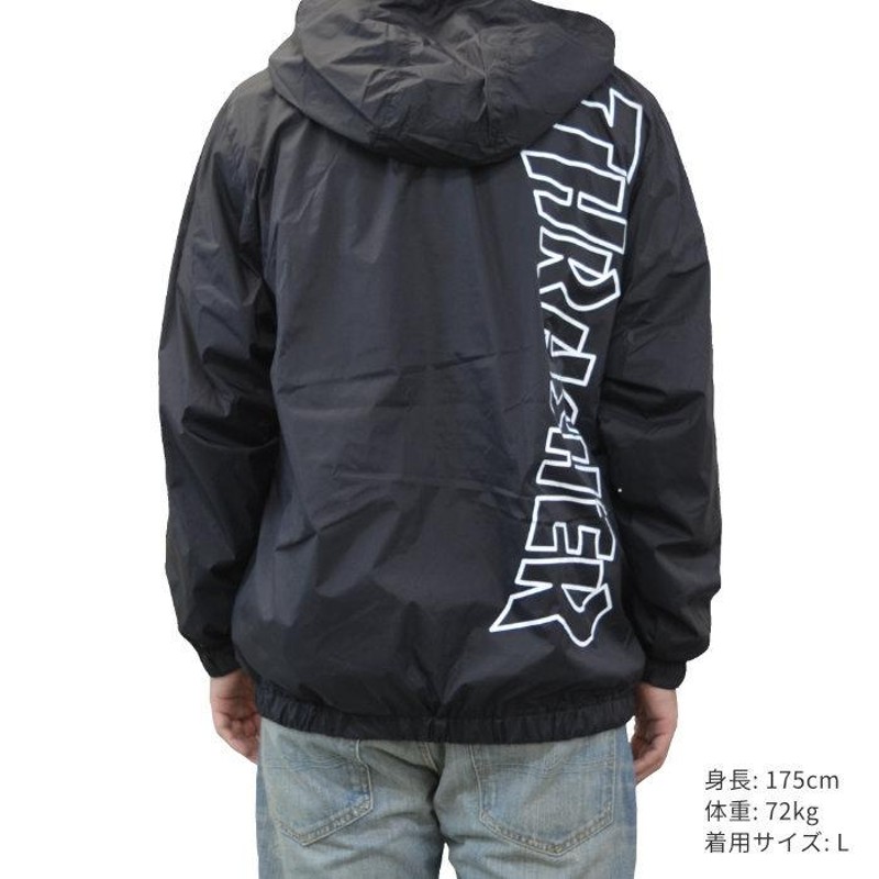 THRASHER スラッシャー × STARTER スターター NYLON ANORAK JACKET