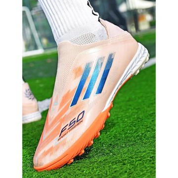 正品30-46免系帶透氣小學生足球鞋fg碎釘tf耐磨青少年足球比賽鞋