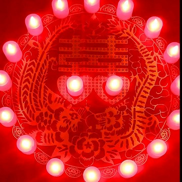電子蠟燭燈 假蠟燭 LED電子蠟燭 結婚慶銅火爐代替火焰無煙電子蠟燭驚喜求婚禮品新娘陪嫁品蠟燭燈『ZW5074』