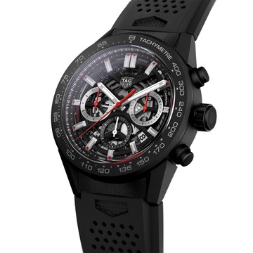 TAG Heuer_豪雅 Carrera Calibre Heuer 02 鏤空計時腕錶(CBG2A90.FT6173)