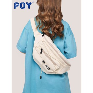POY® 潮牌斜挎包男腰包胸包女2022新款機能斜挎包休閑包百搭ins