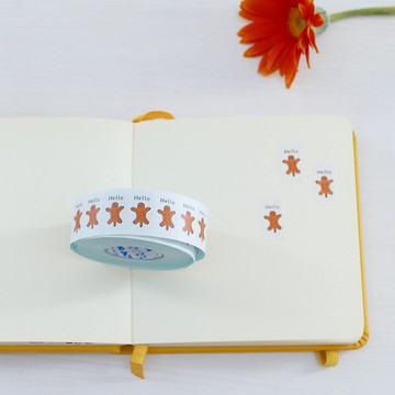 標籤貼紙 Hello 虎 (大尺寸)