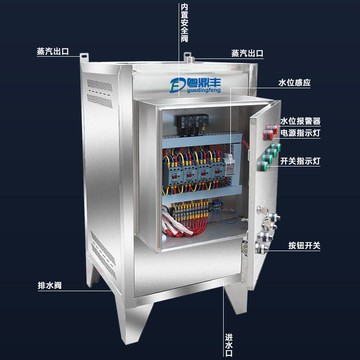 【台灣公司 超低價】商用三相蒸汽蒸汽機380V電加熱豆腐蒸汽發生器釀酒饅頭節能電鍋爐