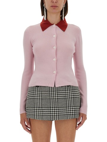 self-portrait merino wool cardigan