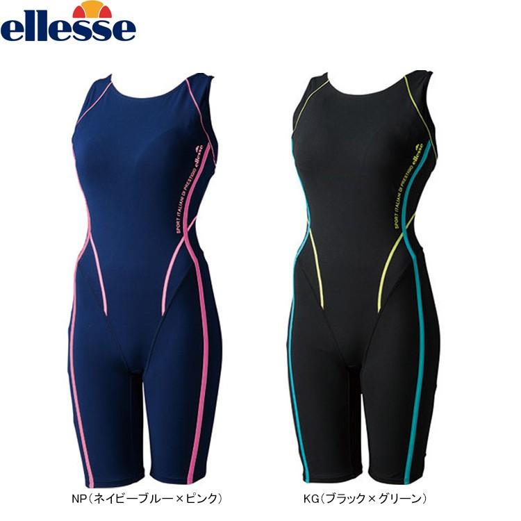 Ellesse SWIM(スイムウェア) 女性用 オールインワン フィットネス水着 