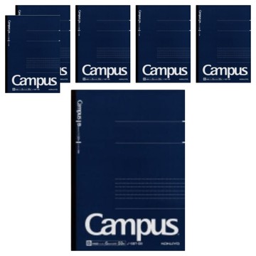 KOKUYO 國譽 Campus 大人B5點線筆記本  藍色  6本