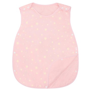 Combi 康貝 Ag + PRO銀離子抗菌四季防踢被 雙面  58 x 45cm  星星粉