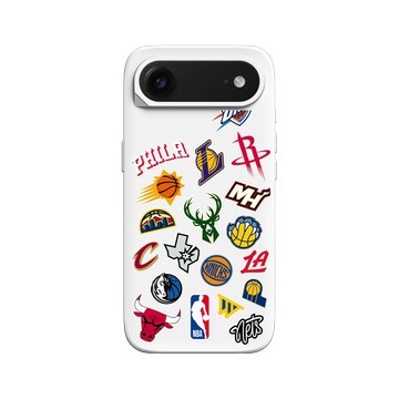 iPhone Air SolidX 白 - NBA - Mix Logos