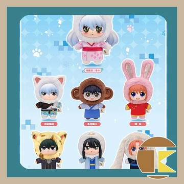 【115.4月預購】 銀魂 萬獸屋毛絨 盲盒 一中盒6入 玩具 公仔 盒玩 愛蛋客