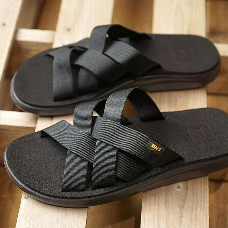 新品未使用！TEVA(テバ) VOYA SLIDE スライドサンダル　27cm テバ Teva メンズ サンダル M Voya Slide ボヤ スライドBLK