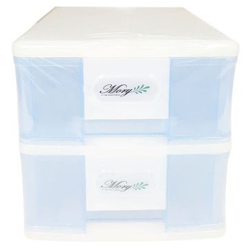 MORY 茂盛 IB 天才 220 收納盒 27 x 19 x 20 (cm) 聚丙烯(PP)材質  白色 + 透明色