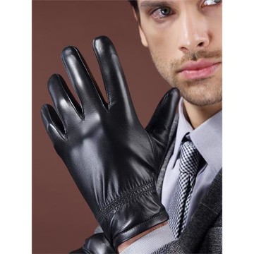 山羊皮真皮手套男士保暖加厚騎行加絨冬季觸屏女士開車摩托車薄款