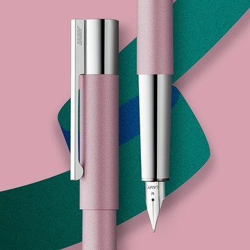 【雷雕免費刻字】LAMY 限量 鋼筆 / scala 精粹系列 - 玫瑰粉