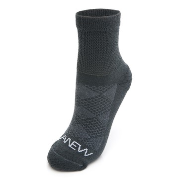 優纖淨休閒短筒舒適襪-灰(298780414)