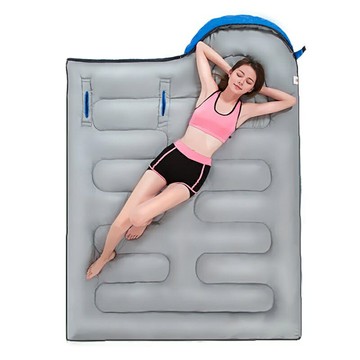 露營睡袋 登山睡袋 野放旅遊旅行睡袋沙漠駱駝睡袋成人戶外單人可伸手睡袋保暖可機洗棉睡袋春秋冬野營