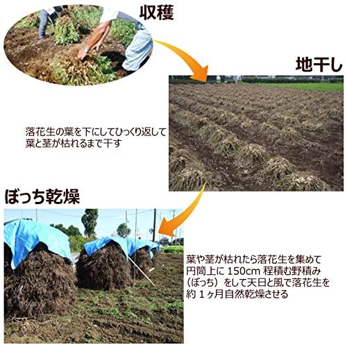 千葉県産 からつき 落花生 国産 400g 中手豊 ナカテユタカ 八街 やちまた ピーナッツ ピーナツ