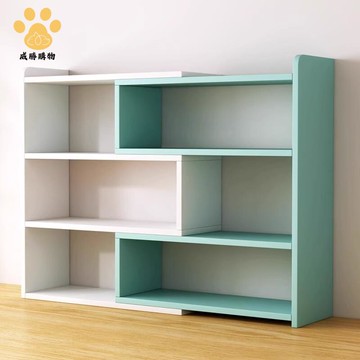 書架 桌面置物架 桌上簡易小書櫃 辦公家用學生書桌多層收納儲物櫃子Y9/12