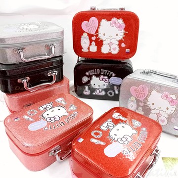 亮彩旅行化妝箱-凱蒂貓 三麗鷗 HELLO KITTY 正版授權