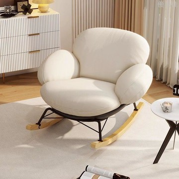 搖椅躺椅成人家用客廳午休懶人網紅搖搖椅陽臺單人休閒沙發椅子