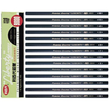 【文具通】Liberty 利百代 9800 高級製圖鉛筆 2B A1110075【APP滿額下單10%點數(單一帳號最高1000點)】9/30止