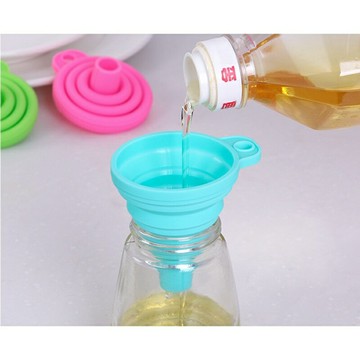 伸縮漏斗 折疊迷你伸縮漏斗 油漏