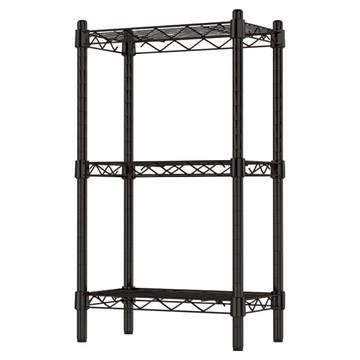 KI WISH 居家生活 輕型 置物架/層架/鐵架/收納架 台灣製  黑色  1件  35 x 20 x 60cm