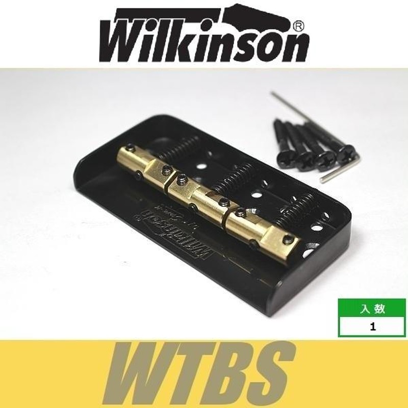 Wilkinson WTBS BK ブラック ハードテイル ハードテール ブラス