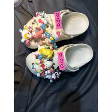 洞洞鞋三麗鷗立體3D個性diy小紅書ins大騎馬三麗鷗立體個性