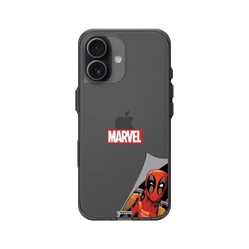 iPhone 17 Clear (相機按鈕) 酷墨灰 - 迪士尼-漫威 Marvel - 死侍-探頭