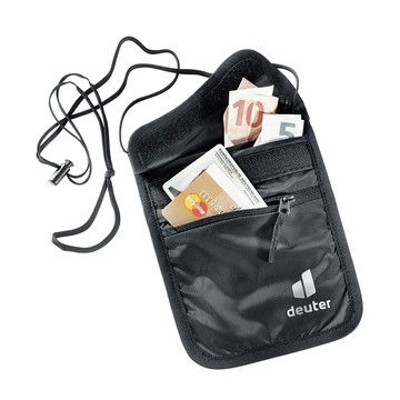 Deuter 德國_SECURITY WALLET II隱藏式錢包3950221黑/側背貼身包/隨身袋/護照證件包