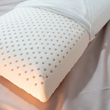 泰式平面乳膠枕 60cm X 40cm X 12cm【支撐性佳、人體工學曲線】