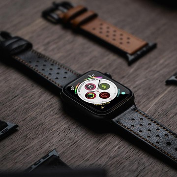 12月溫馨聖誕8折【快速出貨】加拿大Mifa Apple Watch  Hybrid Sport 混合運動皮革錶帶/ Classic Leather 經典皮革錶帶-44/45/46/49mm